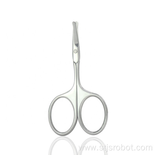 Makeup Tools Stainless Steel Black Round Nose Hair Scissors